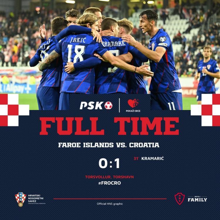 1-0法罗群岛!克罗地亚主帅:我们表现不好,像在踢世界前5的球队